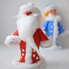 Дед Мороз из бутылочки от йогурта и ваты
